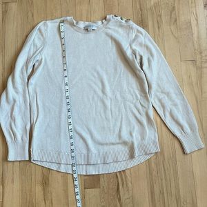 Cute LOFT shoulder button sweater